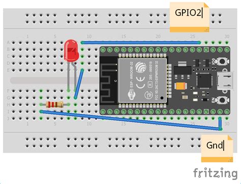 ESP32 Blinking LED Tutorial Using GPIO Control With Arduino 55 OFF