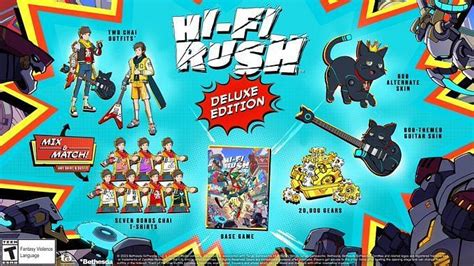 Hi Fi Rush Deluxe Edition Price Bonus Content And More