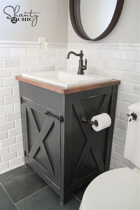 Cant Find The Perfect Farmhouse Bathroom Vanity Diy It The Cottage