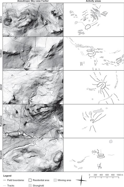 Dtms Of The Broader Areas Involving Deserted Villages Visualised By