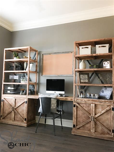 Maybe you would like to learn more about one of these? DIY Office Desk System - Shanty 2 Chic