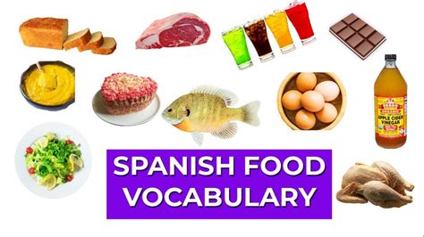 In This Video You Will Learn About Spanish Food Vocabulary With