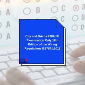 City And Guilds Examination Only Th Edition Of The Wiring