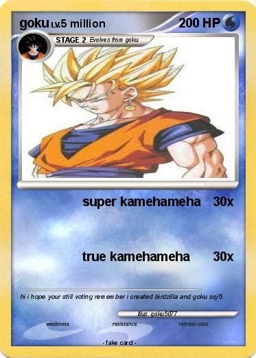 Pokémon Goku 2431 2431 Super Kamehameha My Pokemon Card