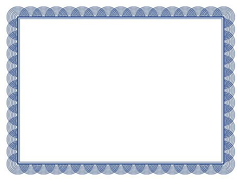 Certificate Border Free Gift Certificate Template Free Printable