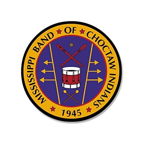 Buy Jr Studio 4x4 Inch Round Mississippi Band Of The Choctaw Seal