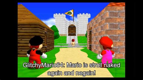 Super Mario 64 Bloopers Mario Doing Stroll Naked YouTube