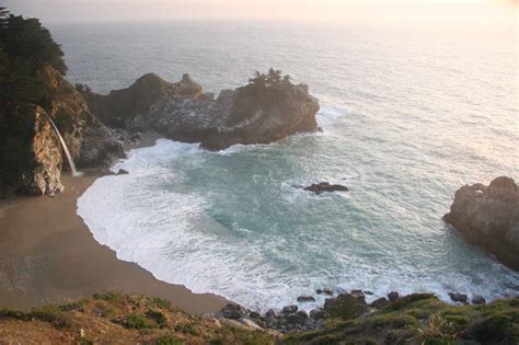 Mcway Falls Witness The Signature Waterfall Of Big Sur