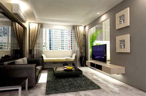 Untuk sesiapa rumah yg berkeluasan kecil boleh la cuba hiasan dalaman macam ni. Deko Ruang Tamu Apartment | Desainrumahid.com