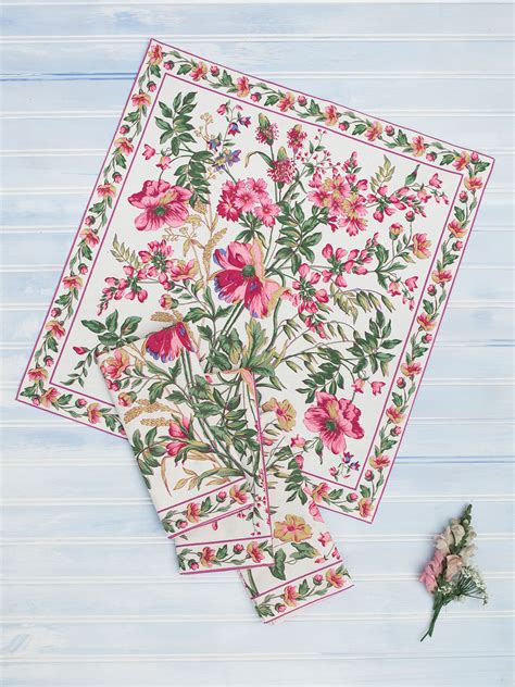 Wildflower Meadow Napkin Set Of 4 Kitchen And Table Linens Napkins