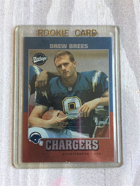 Maybe you would like to learn more about one of these? Drew Brees 2001 Upper Deck F/X Rookie Card #d/750! New Orleans Saints, Purdue Boilermakers, Who ...
