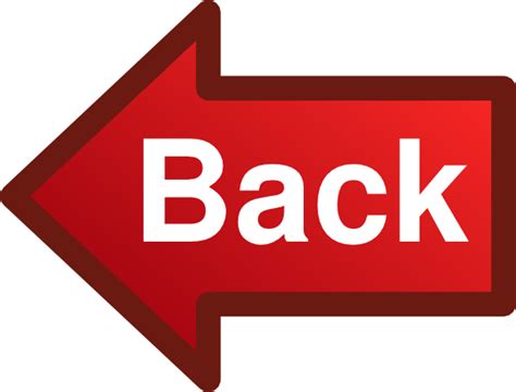 Back Clipart Arrow Back Arrow Transparent Free For Download On