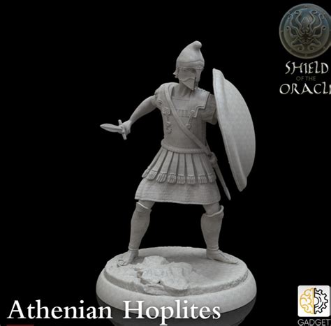 Athenian Hoplite Fighting With Sword