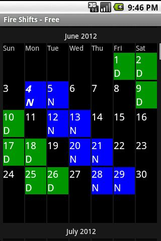 Short answer yes… and no. Fire Shifts | Fire Fighter and EMS calendars for Android & iOS