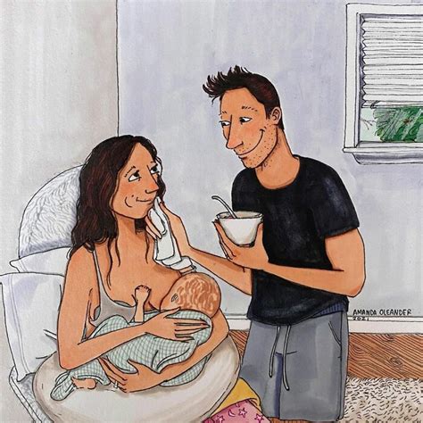Artist Created Wholesome But Honest Illustrations About Pregnancy And Giving Birth Bored Panda