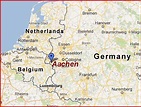 Aachen On Map Of Europe - Map Of Western Hemisphere