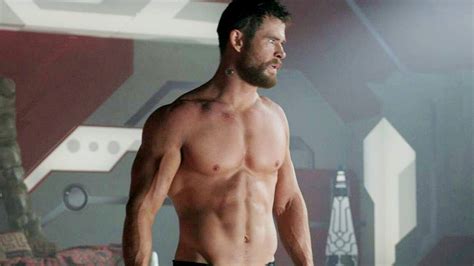 Chris Hemsworth Shirtless Poster