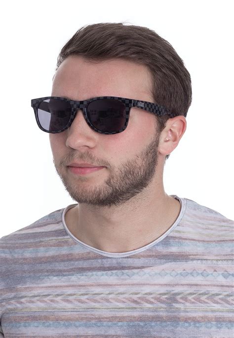 Vans Spicoli 4 Shades Blackcharcoal Checkerboard Sunglasses