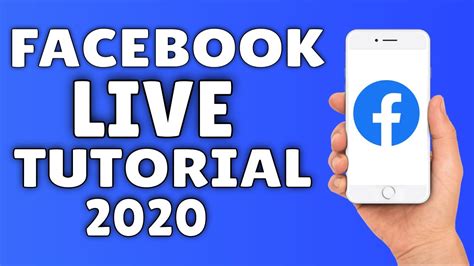 How To Go Live On Facebook Facebook Live Tutorial Youtube