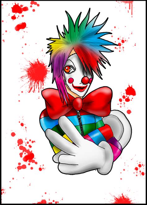 Clown With The Tear Away Face By Litzdudenoah On Deviantart