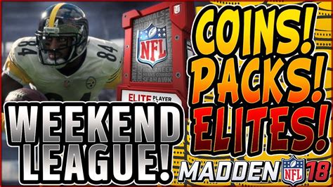 How To Get Free Coins Packs And Elites In Mut 18 Insane Weekend