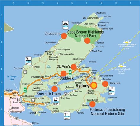 Detailed Map Of Cape Breton Island