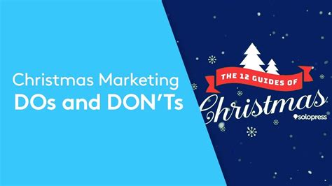 Christmas Marketing Dos And Donts 12 Guides Of Christmas Youtube