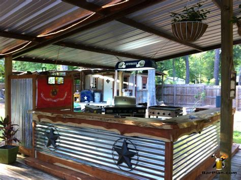 Backyard patio bar design when you have enough backyard space and the budget to turn it into a worthwhile investment, then consider including a bar with a sink and build a fireplace next to it. Backyard Bar Plans | Easy Home Bar Plans