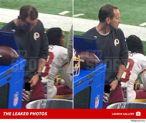 Redskins Coach Caught Urinating During Nfl Game Photo