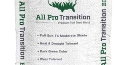 50lb Premium Turf Seed Blend Lesco Tall Fescue All Pro Transition Grass