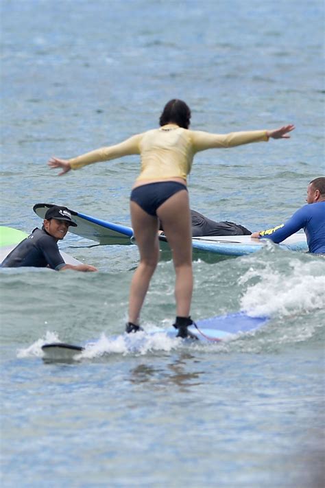 Kira Kosarin In Bikini Out Surfing In Maui Hawtcelebs