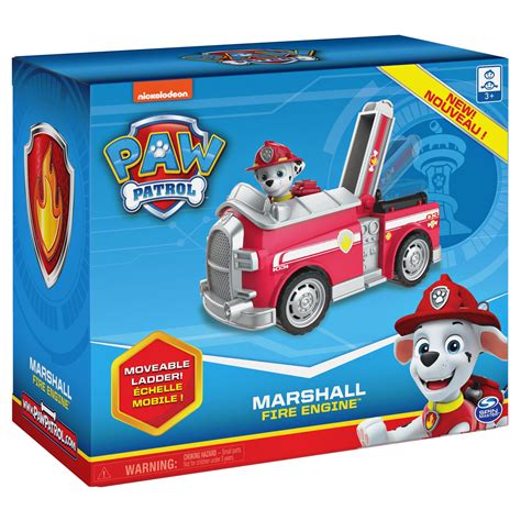 Nickelodeons Paw Patrol Marshall Rescue Fire Truck Ride On Toy By K