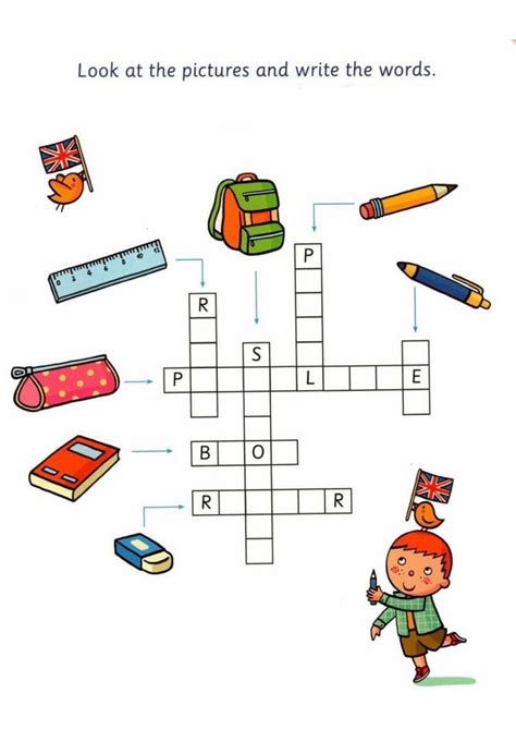 Fun Crossword Puzzles For Kids Expand Your Childs Vocabulary And