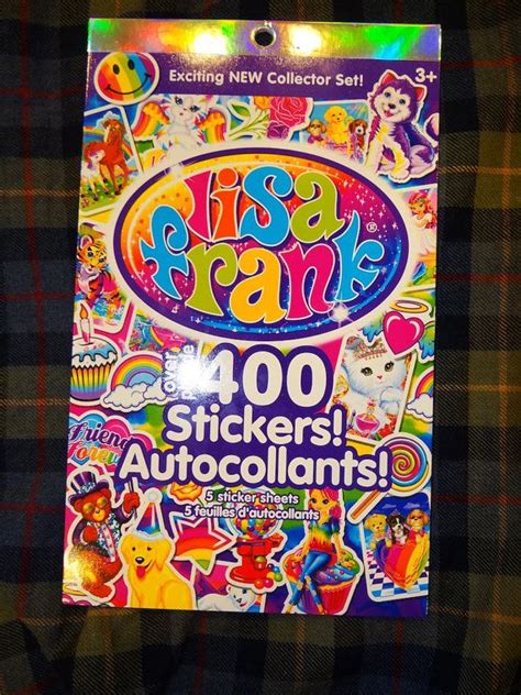 Lisa Frank Sticker Book Over 400 Stickers 5 Sheets On Etsy 300