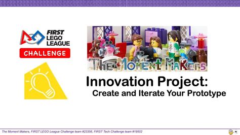 Innovation Project For First Lego League Create And Iterate Your
