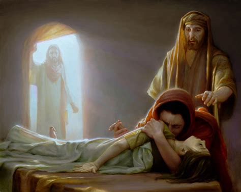 Jesus Raises Jairus Daughter By Ritchie Way Good News Unlimited