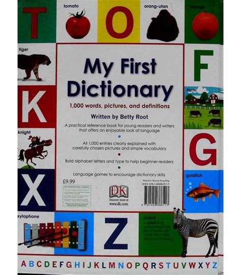 My First Dictionary Betty Root 9781409386117