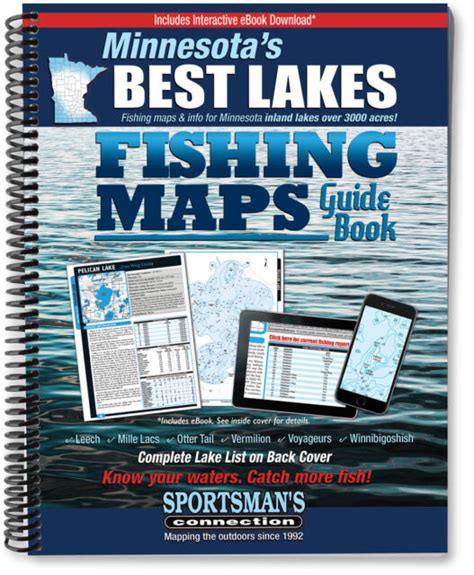 Minnesotas Best Lakes Fishing Maps Guide Book By Sportsmans