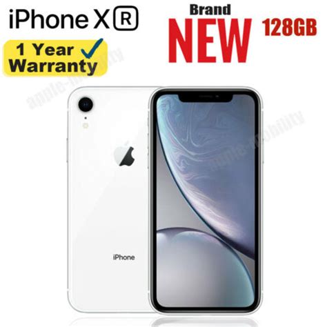 Sealed And New Apple Iphone Xr 128gb Unlocked White A1984 Cdma Gsm Ebay