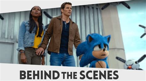 Heres A Behind The Scenes Look At The Sonic The Hedgehog Movie