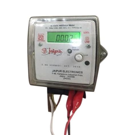 Jaipur Electronics Single Phase Static Meter Jaipur Electronics Id