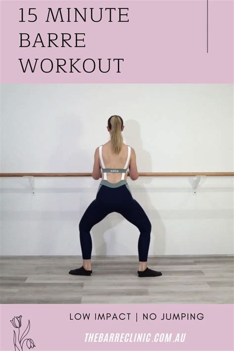 30 Minute Barre Workout At Home Video Artofit