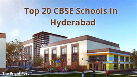 Top 20 Cbse Schools In Hyderabad Youtube