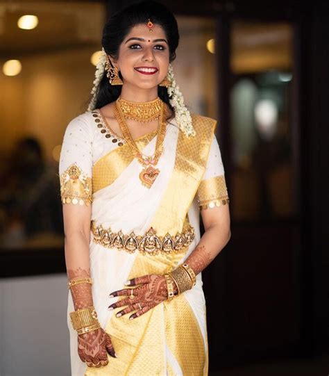 Pin By Bebin Berty On Kerala Wedding Kerala Saree Blouse Designs Kerala Bride South Indian