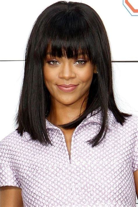 Bangs Queen And Riri Image Rihanna Short Hair Rihanna Hairstyles