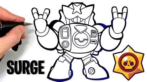 Surge is a slow fighter, but thanks to the ability to teleport forward, the robot can quickly get closer to opponents. HOW TO DRAW SURGE FROM BRAWL STARS - YouTube
