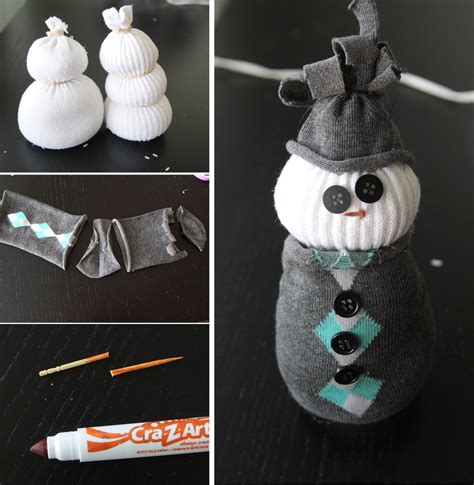 A Holiday Craft Tradition Easy Sock Snowmen Its Always Autumn