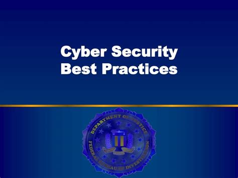 Ppt Cyber Security Best Practices Powerpoint Presentation Free