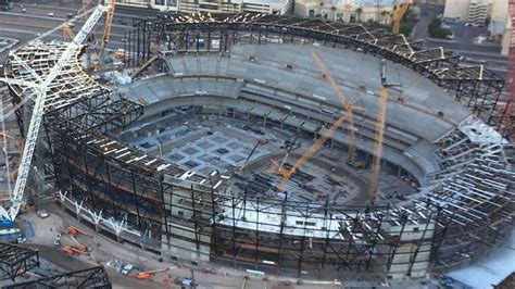 Raiders Under Construction Las Vegas Stadium Officially Named