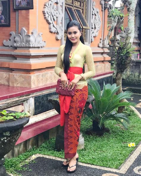 I 💗 Balinese Girls Kebaya Bali Long Dress Maxi Dress Balinese Asian Beauty Lace Skirt Hair
